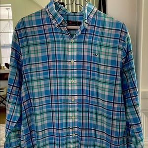 Vineyard Vines cotton whale button down